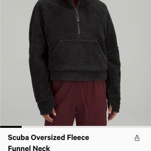 Lululemon Scuba Oversized Fleece Funnel Neck size M/L